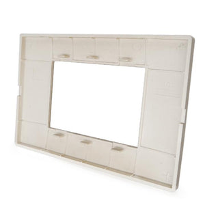 PLACCA 3F CHAMPAGNE MAPAM 6003-13 3P COMP V/PLANA Compatibile VIMAR PLANA