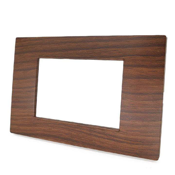 PLACCA 3F CILIEGIO MAPAM 6003-03 3P COMP V/PLANA Compatibile VIMAR PLANA