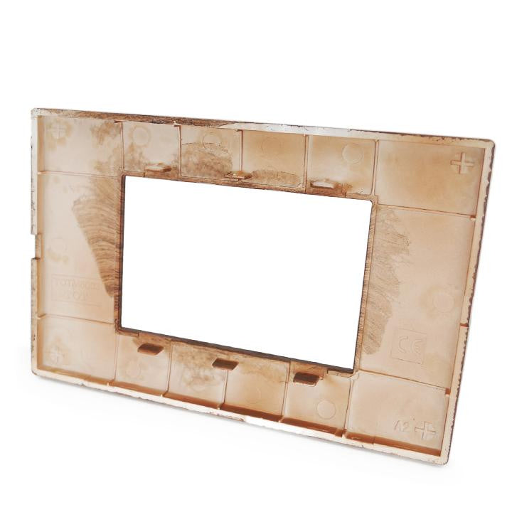 PLACCA 3F CILIEGIO MAPAM 6003-03 3P COMP V/PLANA Compatibile VIMAR PLANA