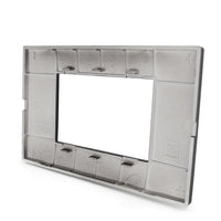 PLACCA 3F NERO MAPAM 6003-2 3P COMP VIMAR PLANA Compatibile VIMAR PLANA