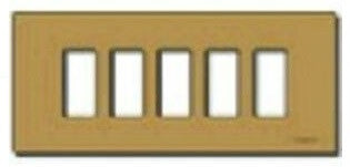 PLACCA 5 FORO X SCAT RET BRONZO 08539.BR VIMAR