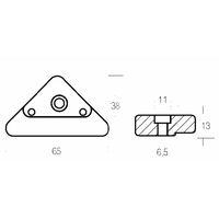 PLACCA DUO PROP IN ALLUMINIO