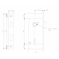 PLACCA OTTONE CROMATO