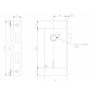 PLACCA OTTONE CROMATO