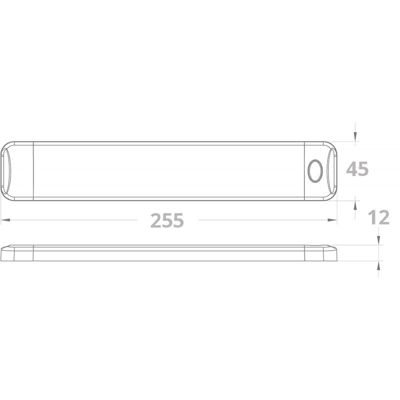 PLAFONIERA A LED BIANCHI/BLU 10-30V