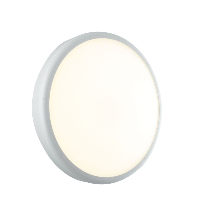PLAFONIERA LED EVER BIANCA TONDA 20W 2500LM<br />CCT IP65 22 1X7 2CM