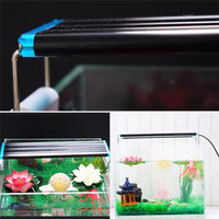 PLAFONIERA LED LUCE BIANCA BLU LAMPADA PER ACQUARIO BARRA DA 40 A 50CM Dee-D93