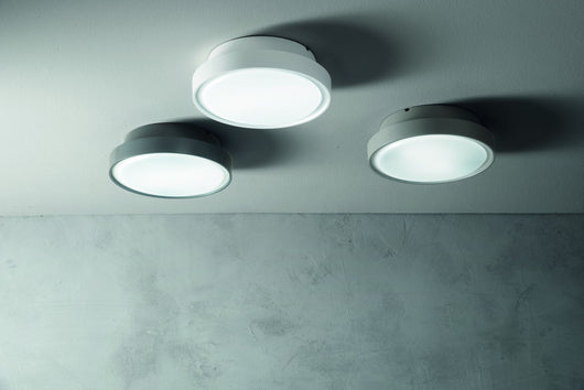 PLAFONIERA PER ESTERNI PETAR 2 LUCI ATTACCO E27 BIANCO