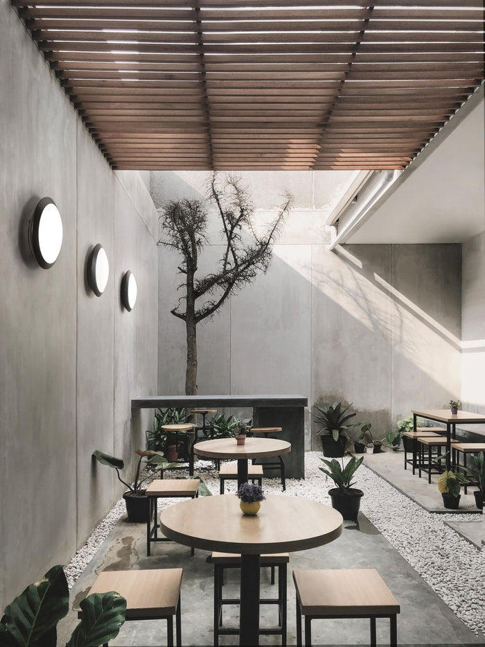 PLAFONIERA BASE NERA  D.30CM 2LUCI ATTACCO E27 IP65