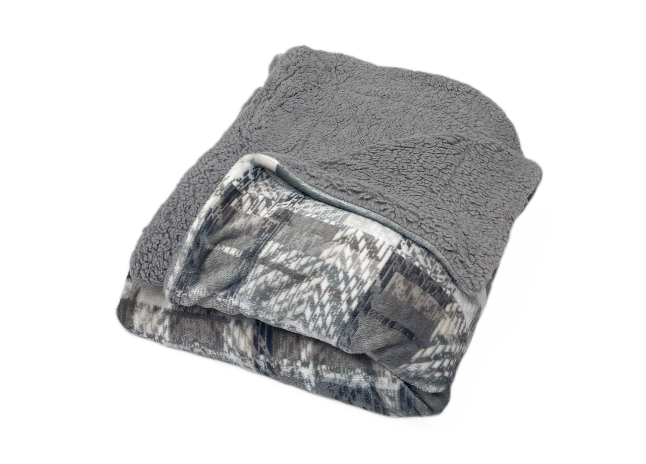Plaid Morbido Stampato Coperta Calda Inverno Divano Sherpa Disegno Gregory - 130x160 - Gregory