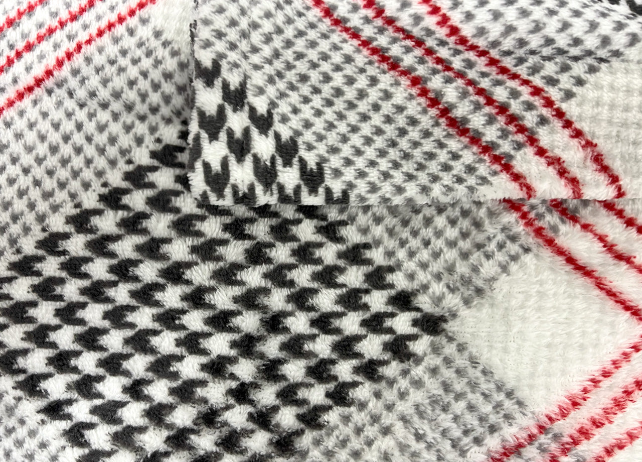 Plaid In Pile Coperta Con Maniche Da Divano Inverno Caldo Modello Bristol 3