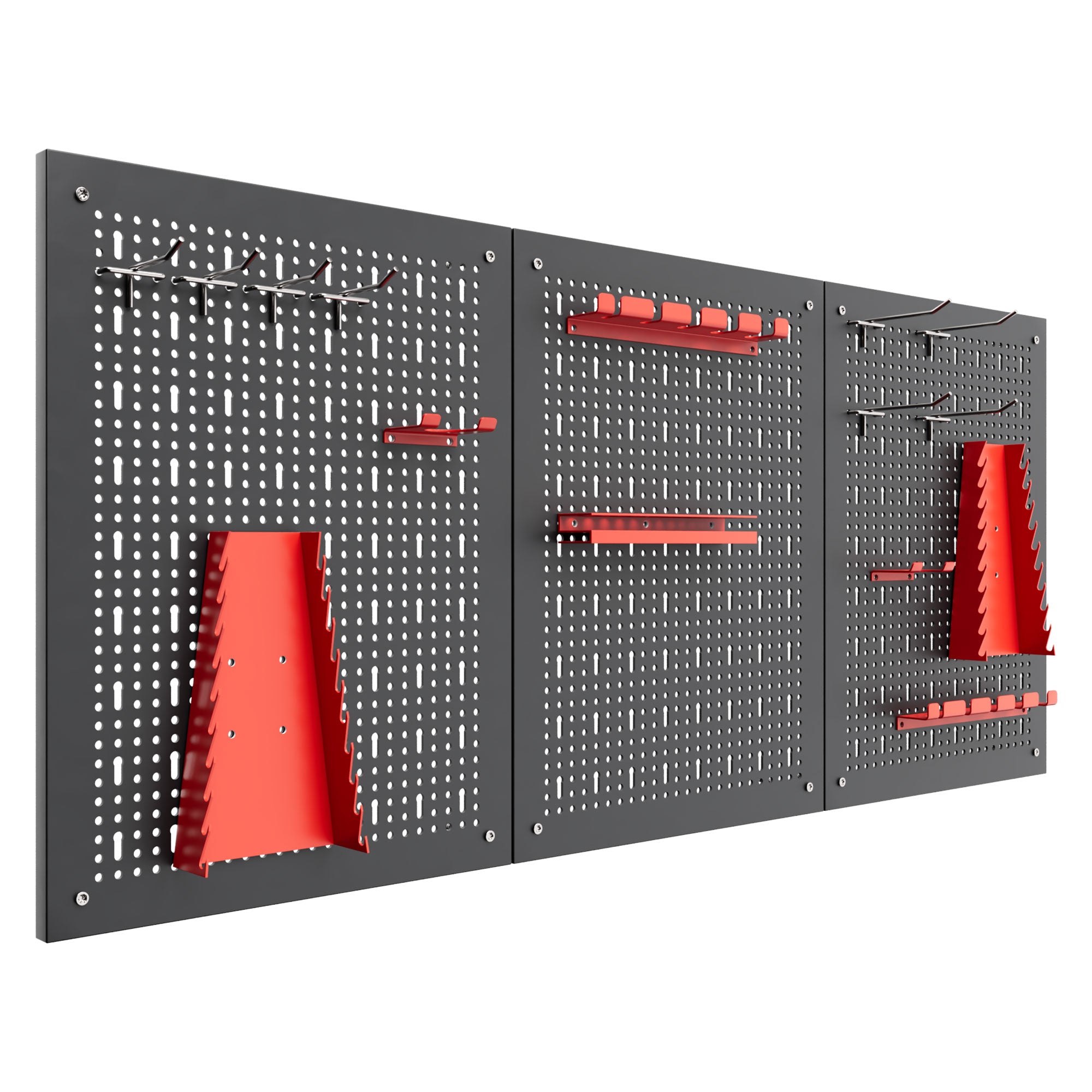 Planner - Pannello forato per appendere attrezzi, scaffale da parete da officina
