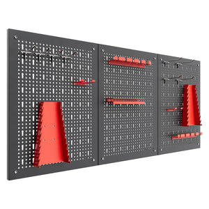 Planner - Pannello forato per appendere attrezzi, scaffale da parete da officina