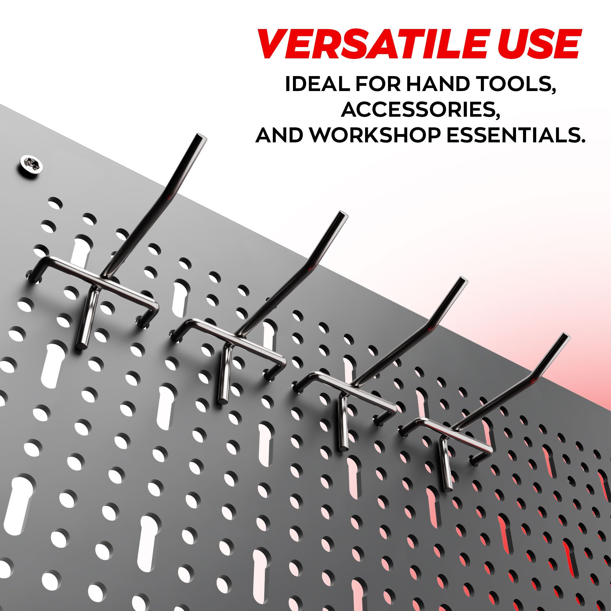 Planner - Pannello forato per appendere attrezzi, scaffale da parete da officina