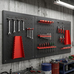 Planner - Pannello forato per appendere attrezzi, scaffale da parete da officina