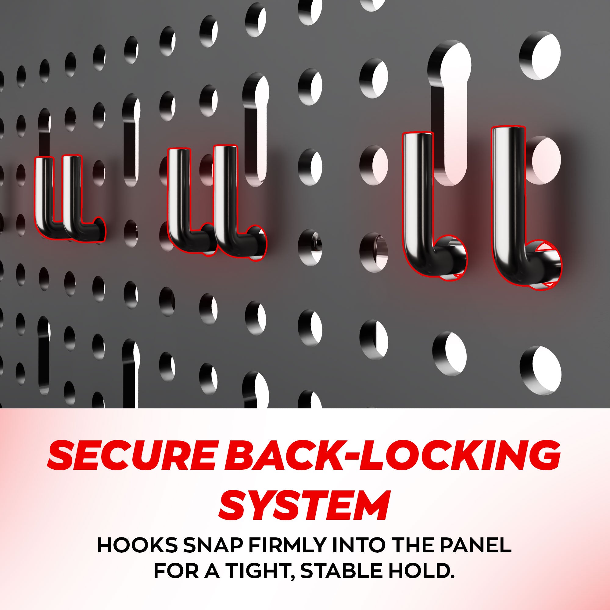 Planner - Pannello forato per appendere attrezzi, scaffale da parete da officina