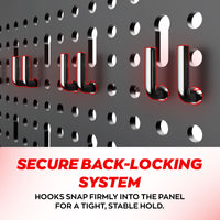 Planner - Pannello forato per appendere attrezzi, scaffale da parete da officina