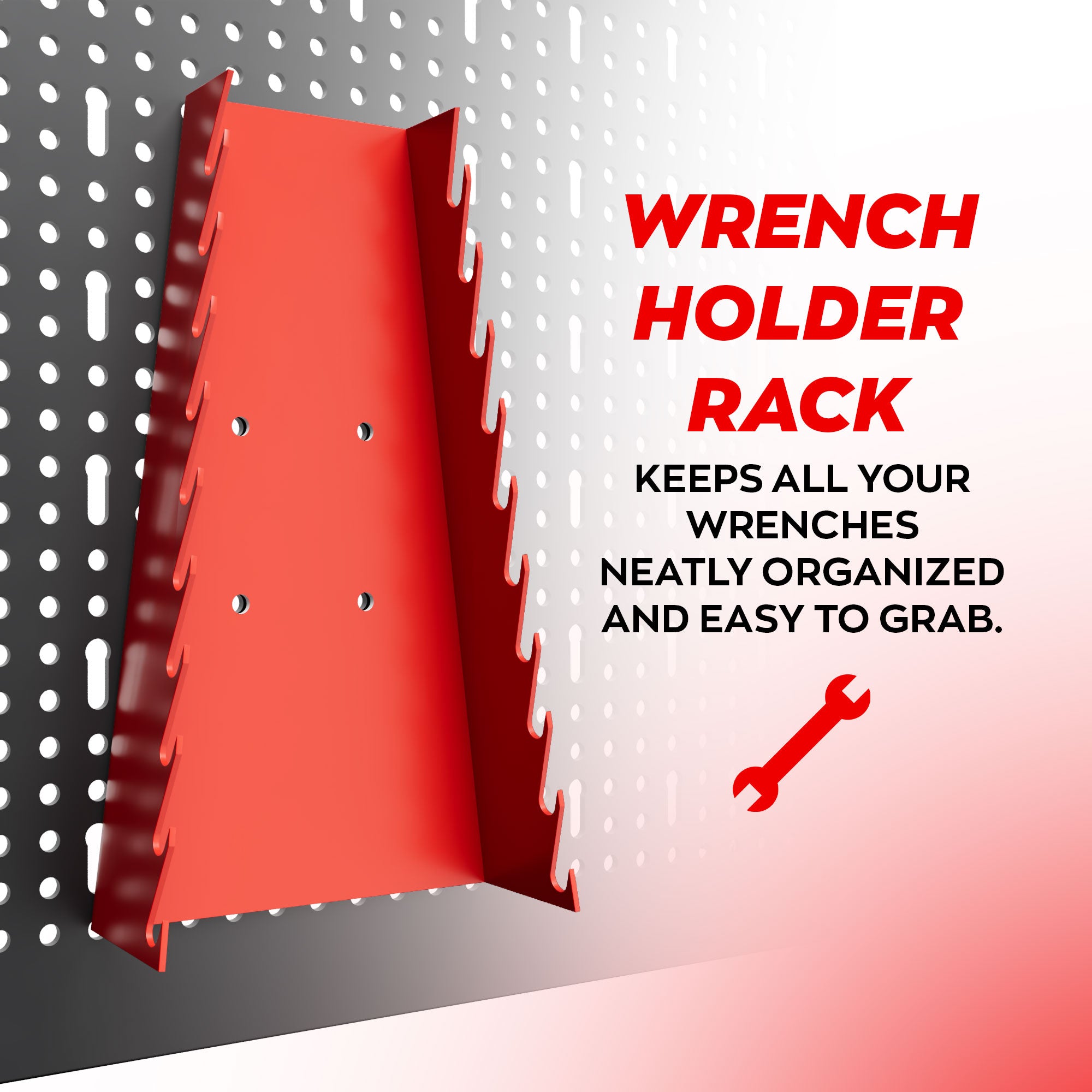 Planner - Pannello forato per appendere attrezzi, scaffale da parete da officina