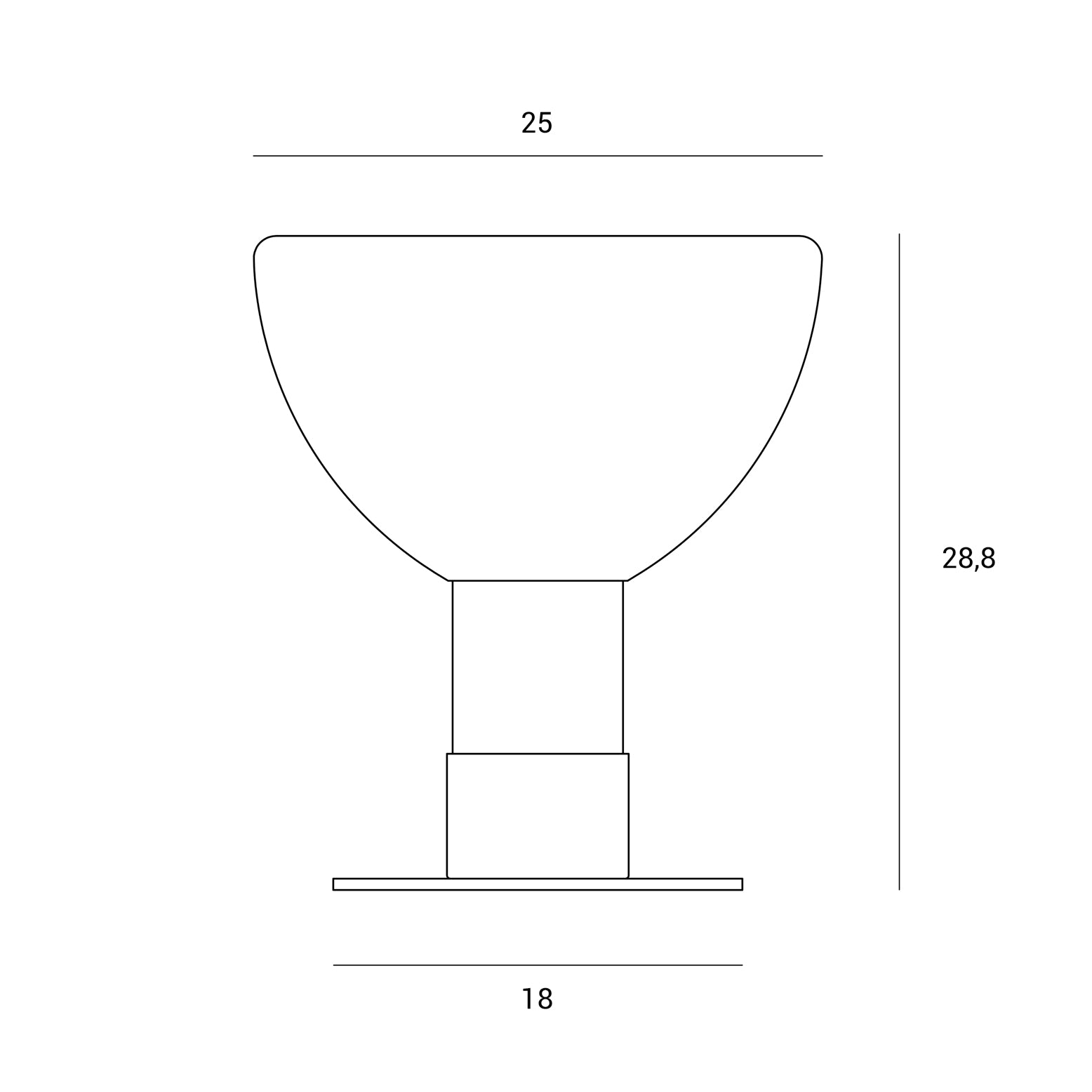 PLATO LAMPADA DA TAVOLO 2 LUCI ATTACCO G9  IN METALLO NERO E VETRO SOFFIATO