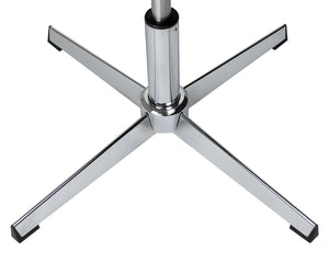 Poltrona ufficio regolabile in altezza in velluto nero mod. Louise PL10LOPM