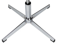 Poltrona ufficio regolabile in altezza in velluto verde petrolio mod. Louise PL26LOPM