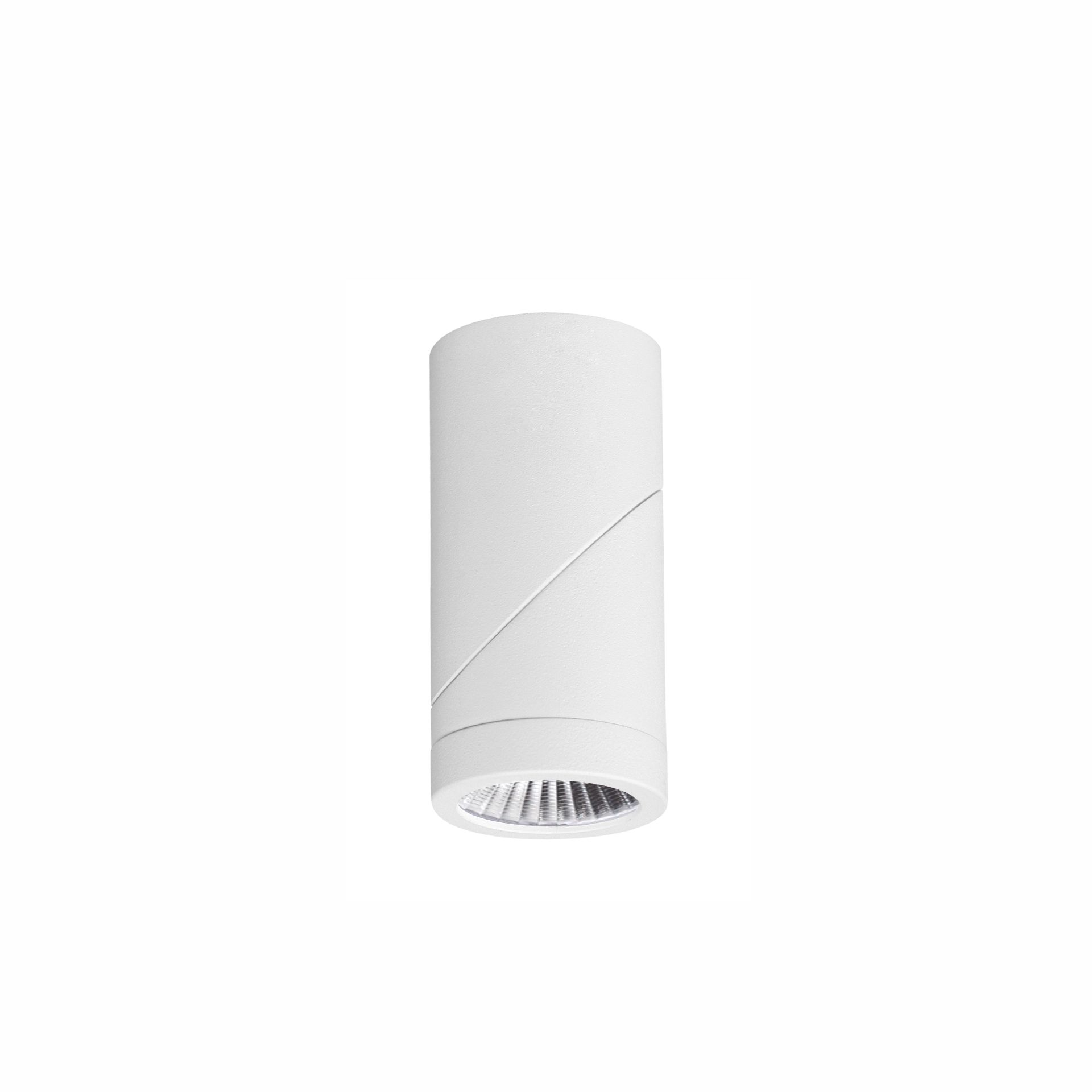 Applique a led orientabile cilindrica 7Watt Plus-Tricolor Bianco