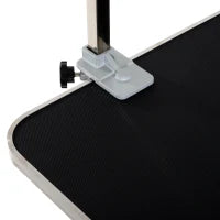 Tavolo da toelettatura e tosatura cani gatti con cestino, 91.5x61.5x77cm