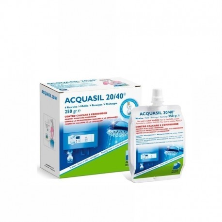 ACQUABREVETTI ACQUASIL 20/40 RICARICA PER MINIDOS 4 PZ. x GR.250