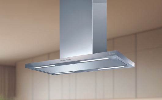 CAPPA LEA ISOLA DRY DROP cm 90x60 - Inox - 900 m3/h