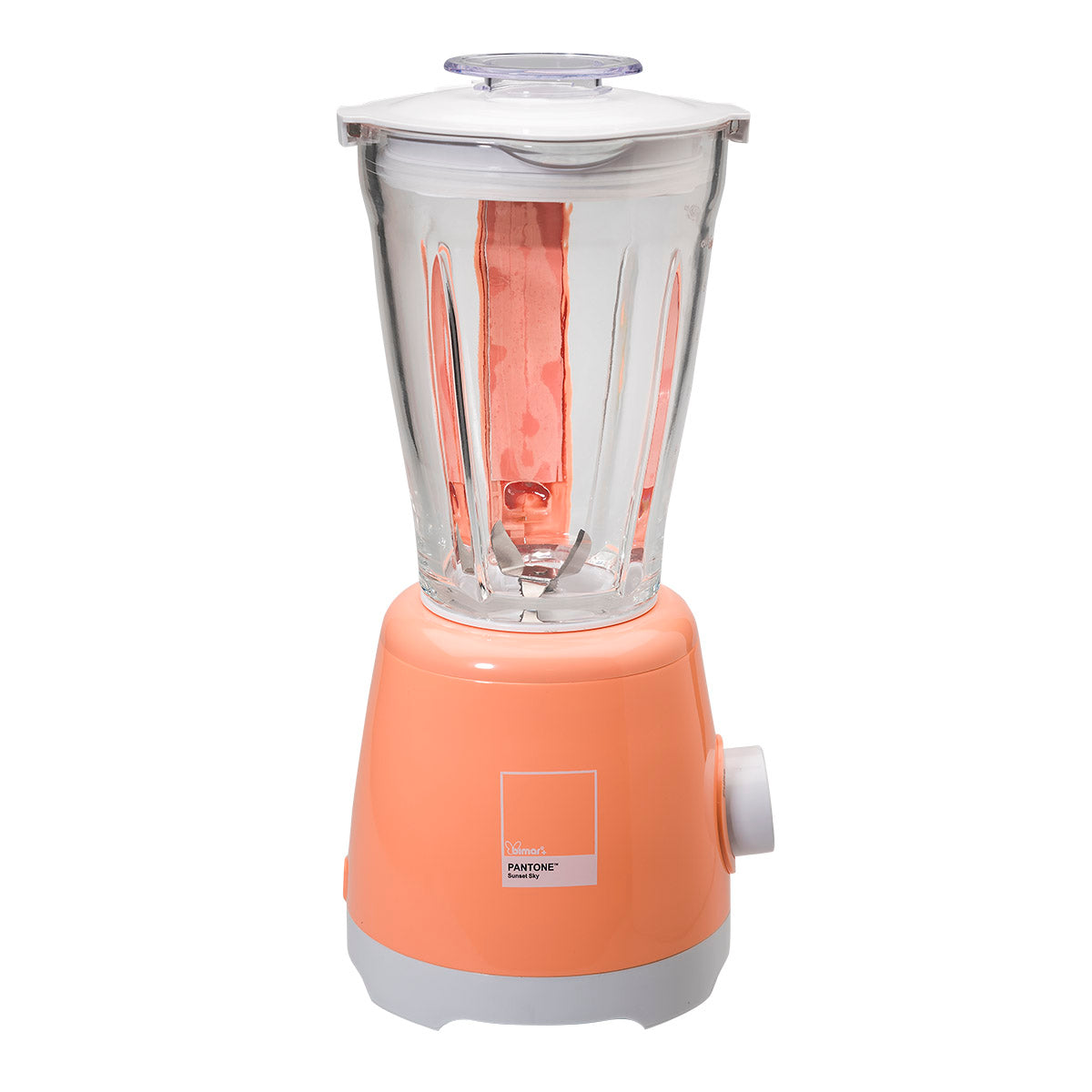 Bimar Frullatore Elettrico Pantone PMS350 Bicchiere Vetro 1,9L Frullati Smoothie Ghiaccio Doppio Interruttore