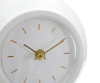 Orologio Da Tavolo Ball Bianco cm 16X13X19
