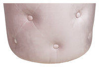 Pouf in velluto capitonné, poggiapiedi mod. Honey Colore: Rosa PO19HO