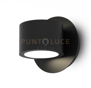 POINT-A Lampada da parete nero opaco 2 luci GX53 orientabile