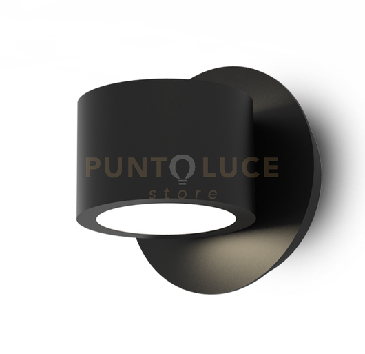 POINT-A Lampada da parete nero opaco 2 luci GX53 orientabile