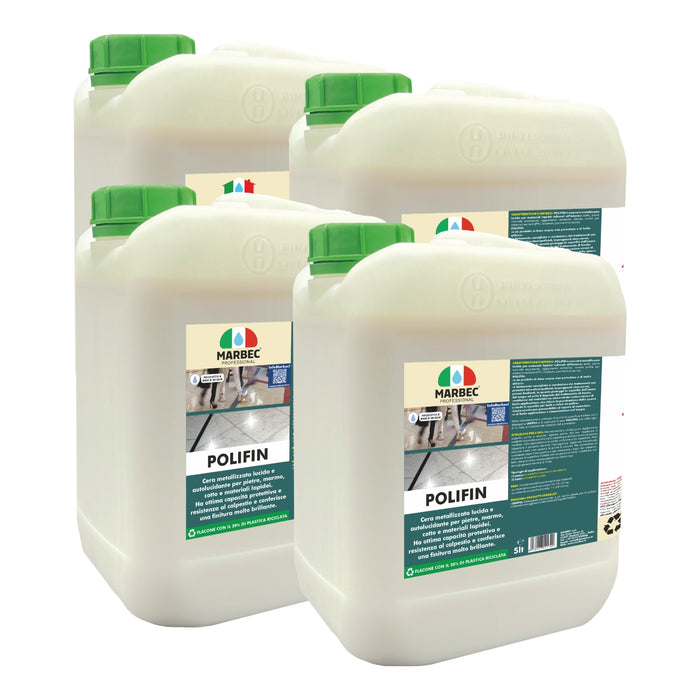 Cera metallizzata POLIFIN   5LTx4Pz