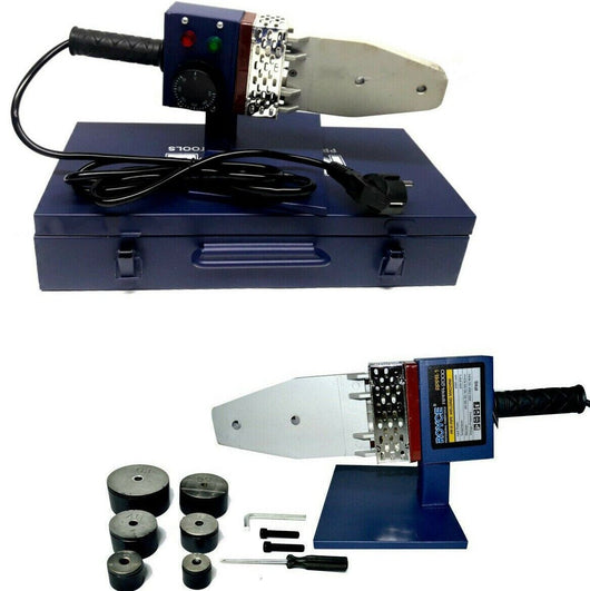 POLIFUSORE SALDATORE 6 MATRICI PER SALDATURA TUBI IN PLASTICA PVC PVDF RPPR-800