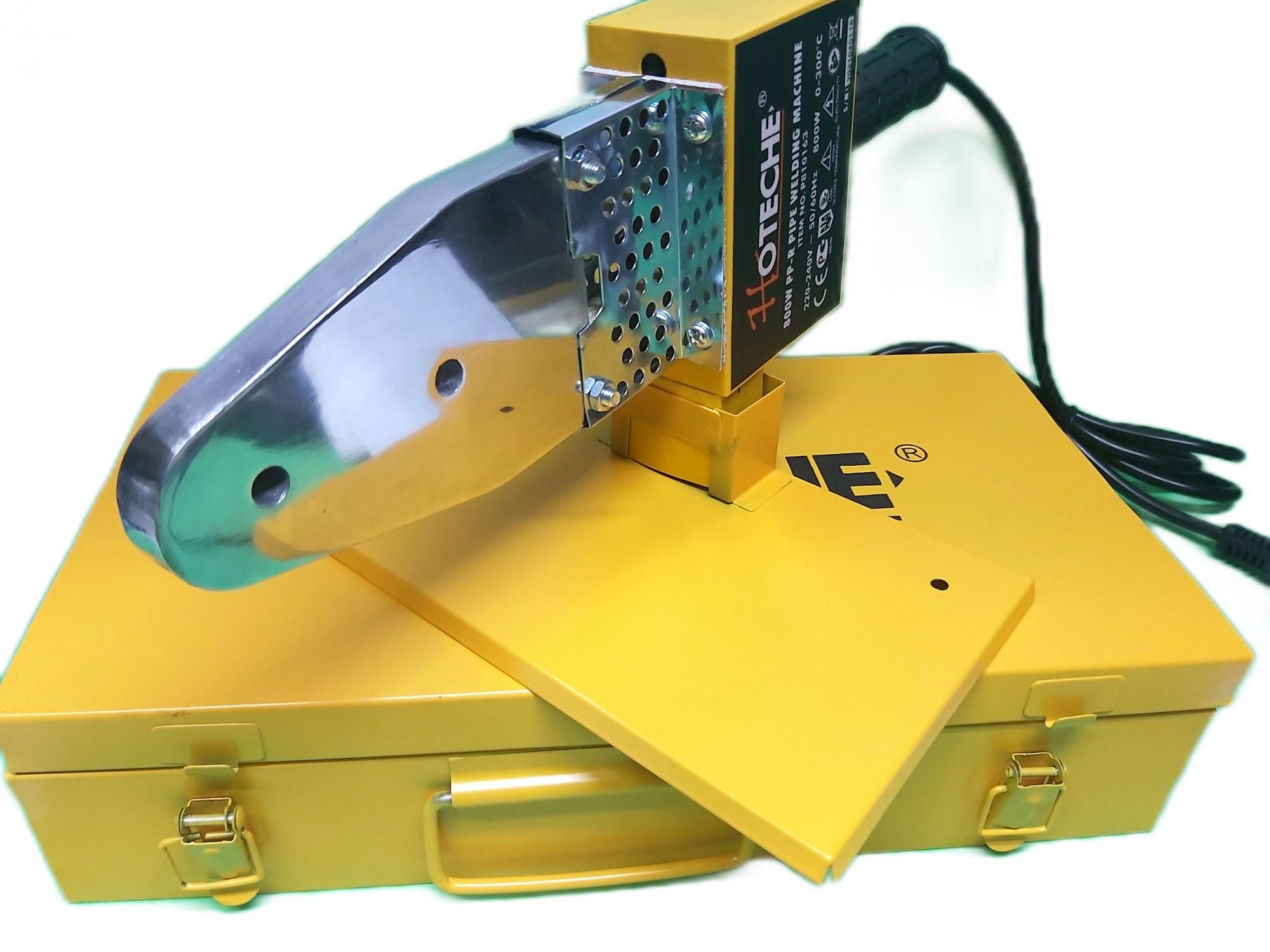 POLIFUSORE SALDATORE 800W 6 MATRICI PER SALDATURA TUBI PLASTICA PVC PVDF HOTECHE