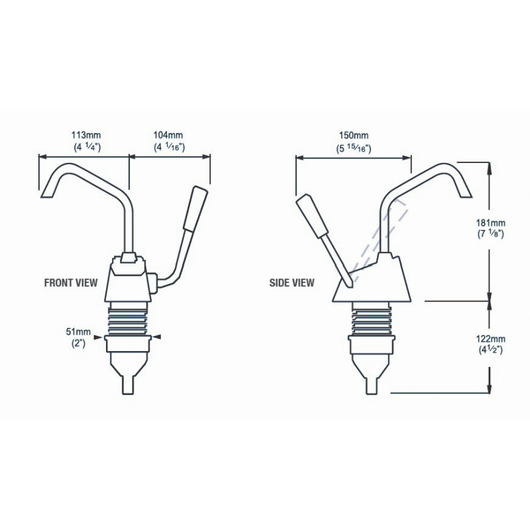 POMPA A MANO FLIPPER FRESH STD MK4