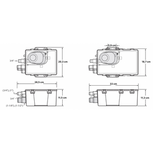 POMPA A POZZETTO PER DOCCE 750GPH