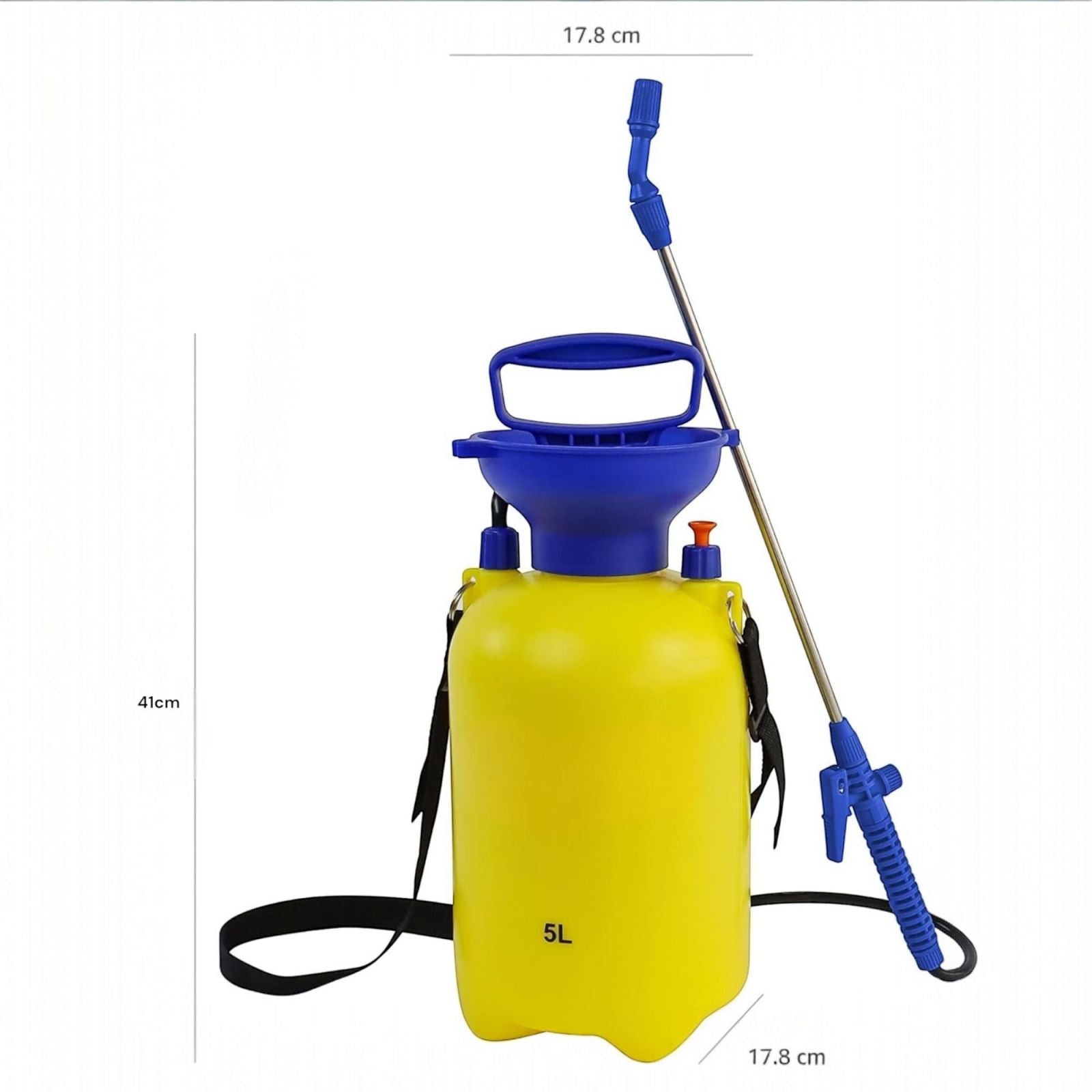 POMPA A SPALLA MANUALE 5 LT IRRORATRICE NEBULIZZATORE SPRUZZINO GIARDINO G840603