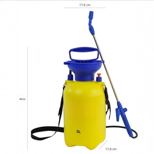 POMPA A SPALLA MANUALE 5 LT IRRORATRICE NEBULIZZATORE SPRUZZINO GIARDINO G840603