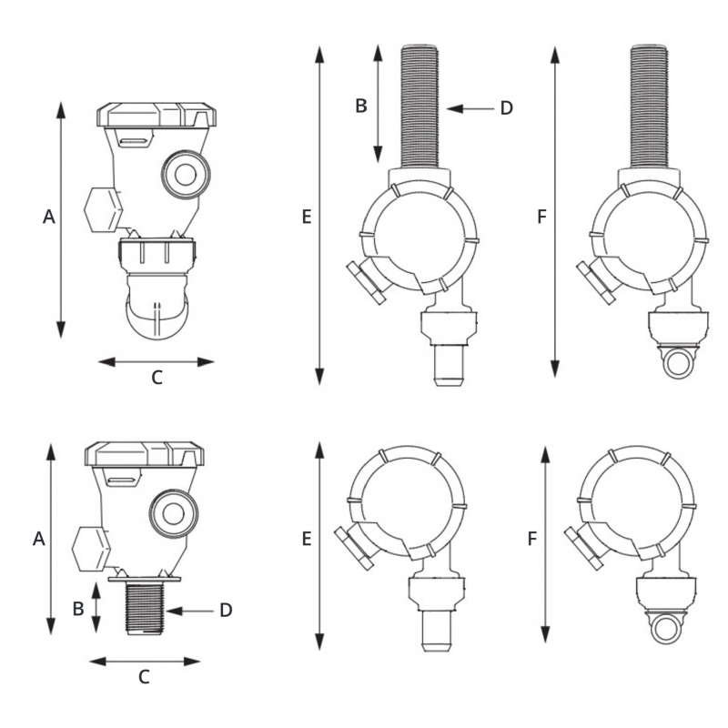 POMPA AREATRICE MK2 T500 CURVA