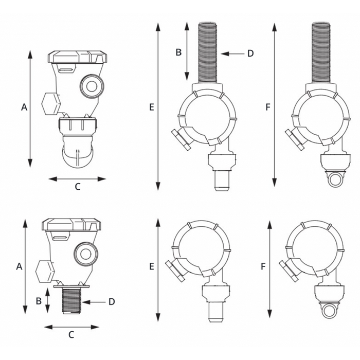 POMPA AREATRICE MK2 T500 CURVA