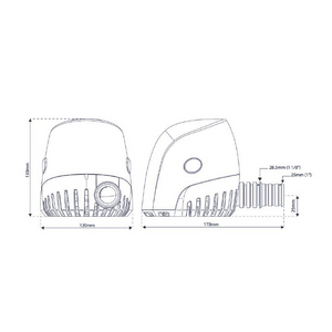 POMPA ORCA AUTO 1300 GPH 12V