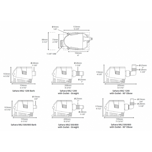 POMPA SENTINA SAHARA MK2 S1200 12V
