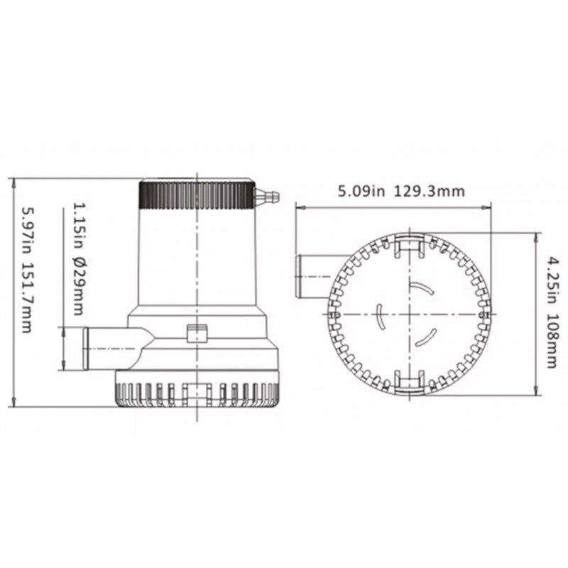 POMPA SOMM. 1500GPH 24V 03
