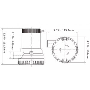 POMPA SOMM. 1500GPH 24V 03