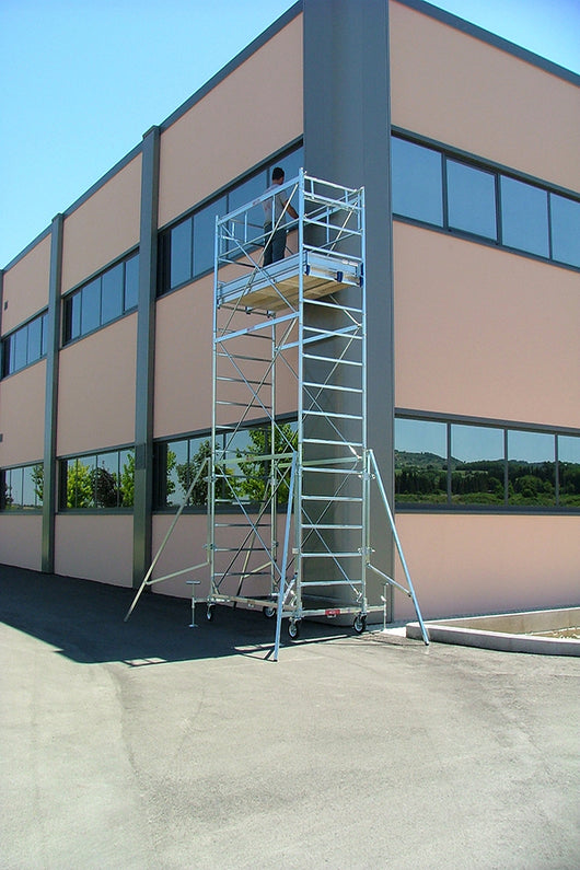 PONTEGGIO SYSTEM 100X200 C/BASE ESTRAIBILE H M 9,50 DL 81 - MARCHETTI