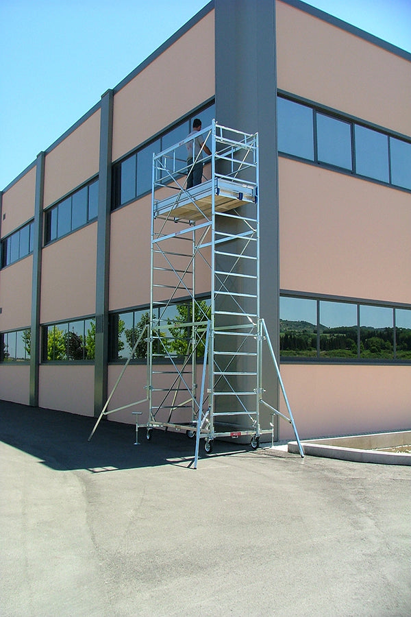 PONTEGGIO SYSTEM 100X200 C/BASE ESTRAIBILE H M 9,50 DL 81 - MARCHETTI