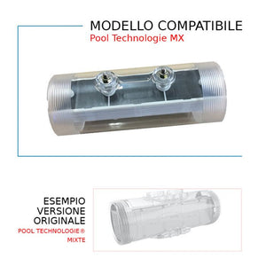 Cella Elettrolitica Compatibile Per Sterilizzatore A Sale Pool Technologie Mx-9p